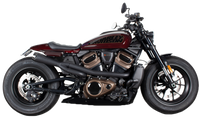 Thumbnail for Comp S 2in1 Exh Sportster S Black W/Cf End Cap