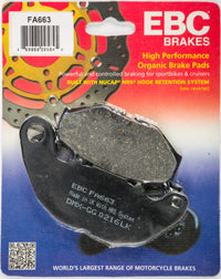 Thumbnail for Brake Pads Fa663 Organic