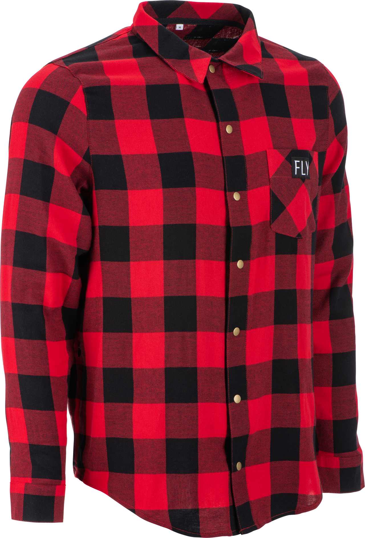 FLY RACING Fly Tek Flannel Shirt Red/Black - Part Number 354-6392S
