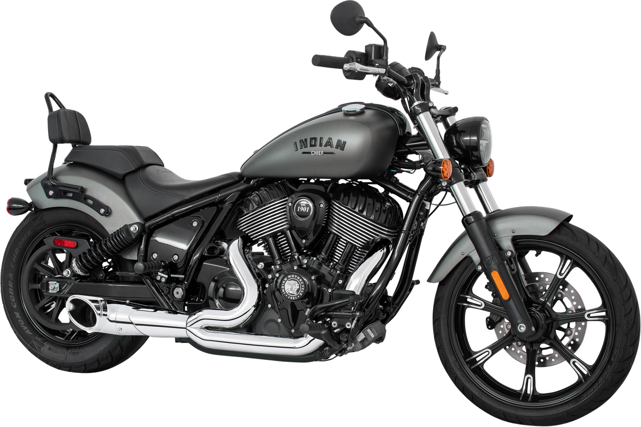 Turnout 2 1 4.5" Combat Endcap Indian Chief Ch/Ch