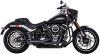 Thumbnail for Combat 2 1 Shorty Black W/Black Sculptd Tip M8 Softail