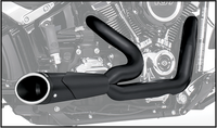 Thumbnail for Combat 2 1 Shorty Black W/Black Sculptd Tip M8 Softail