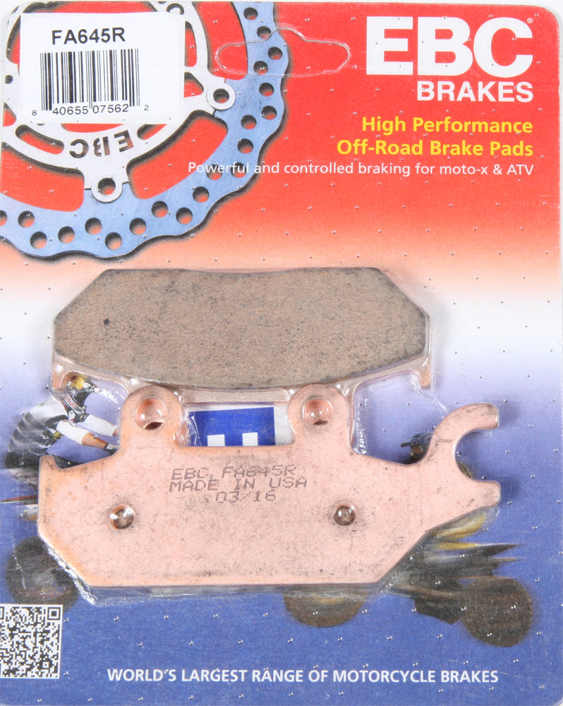 Brake Pads Fa645r Sintered R Series