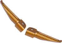 Thumbnail for Billet Aluminum Footpegs Gold Anodized