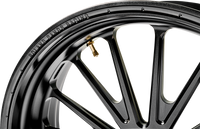 Thumbnail for RSD Wheel - Traction - Front - Dual Disc/without ABS - 21x3.5 - Black Ops* - '08+ FLH 12027106TRSASMB