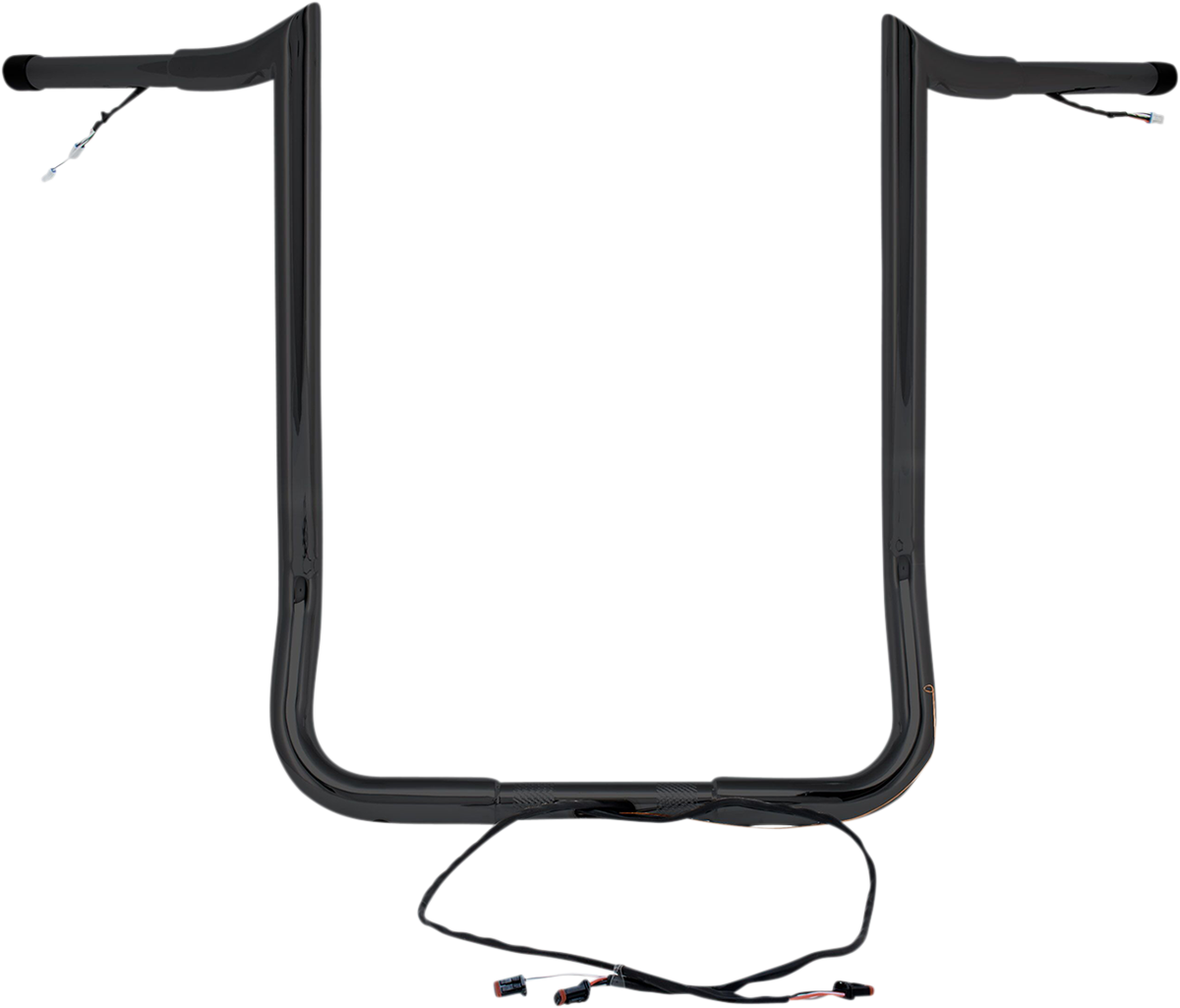 PAUL YAFFE BAGGER NATION Handlebar - Monkey Bar - Pre-Wired - 14" - Black H00904-W