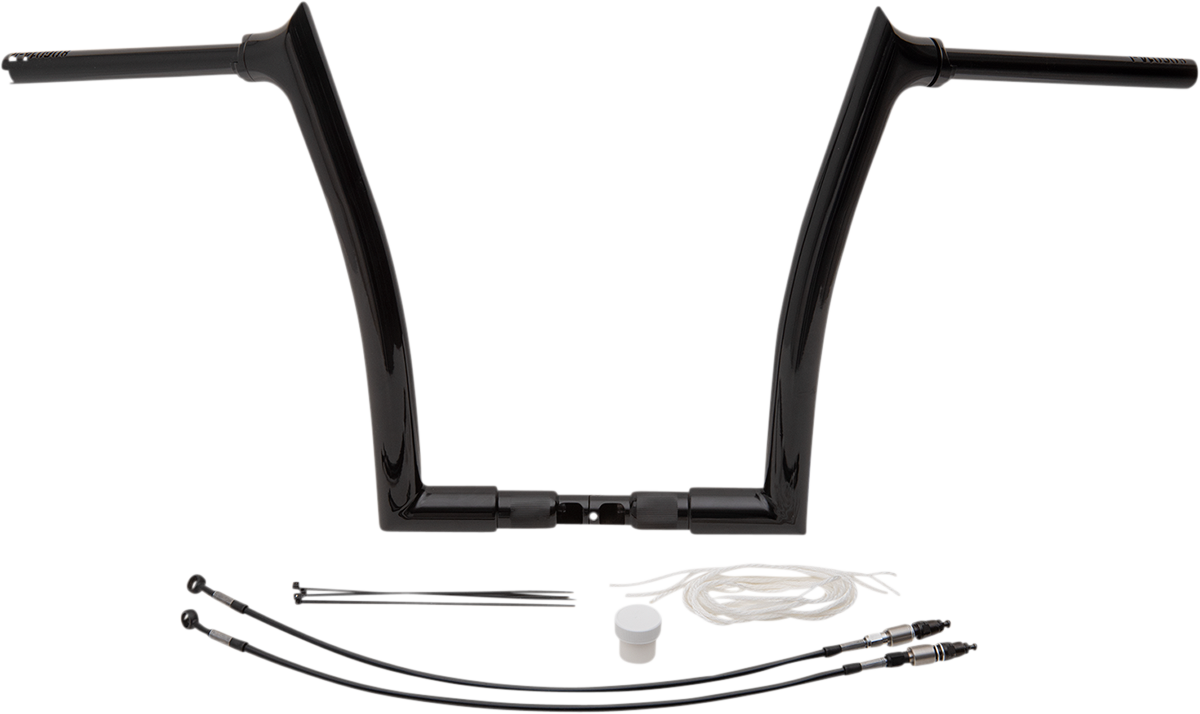 FAT BAGGERS INC. Handlebar Kit - Pointed Top - 14" - Black 809314-B