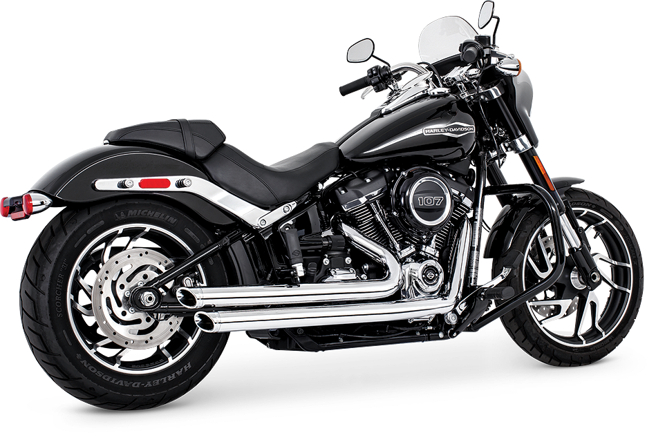 Independence Slash Chrome W/Chrome Tip M8 Softail