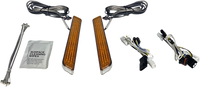 Thumbnail for CUSTOM DYNAMICS LED Fork Light - Amber - Chrome CD-FORK-BCM-AC