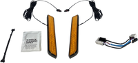 Thumbnail for CUSTOM DYNAMICS LED Fork Light - Amber - Black CD-FORK-HD-AB