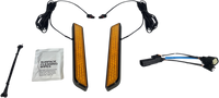 Thumbnail for CUSTOM DYNAMICS LED Fork Light - Amber - Black CD-FORK-SS6-AB