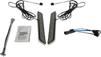 Thumbnail for CUSTOM DYNAMICS LED Fork Light - Smoke - Chrome CD-FORK-SS6-SC