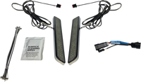 Thumbnail for CUSTOM DYNAMICS LED Fork Light - Smoke - Chrome CD-FORK-SS8-SC