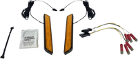 Thumbnail for CUSTOM DYNAMICS LED Fork Light - Amber - Black CD-FORK-UNV-AB