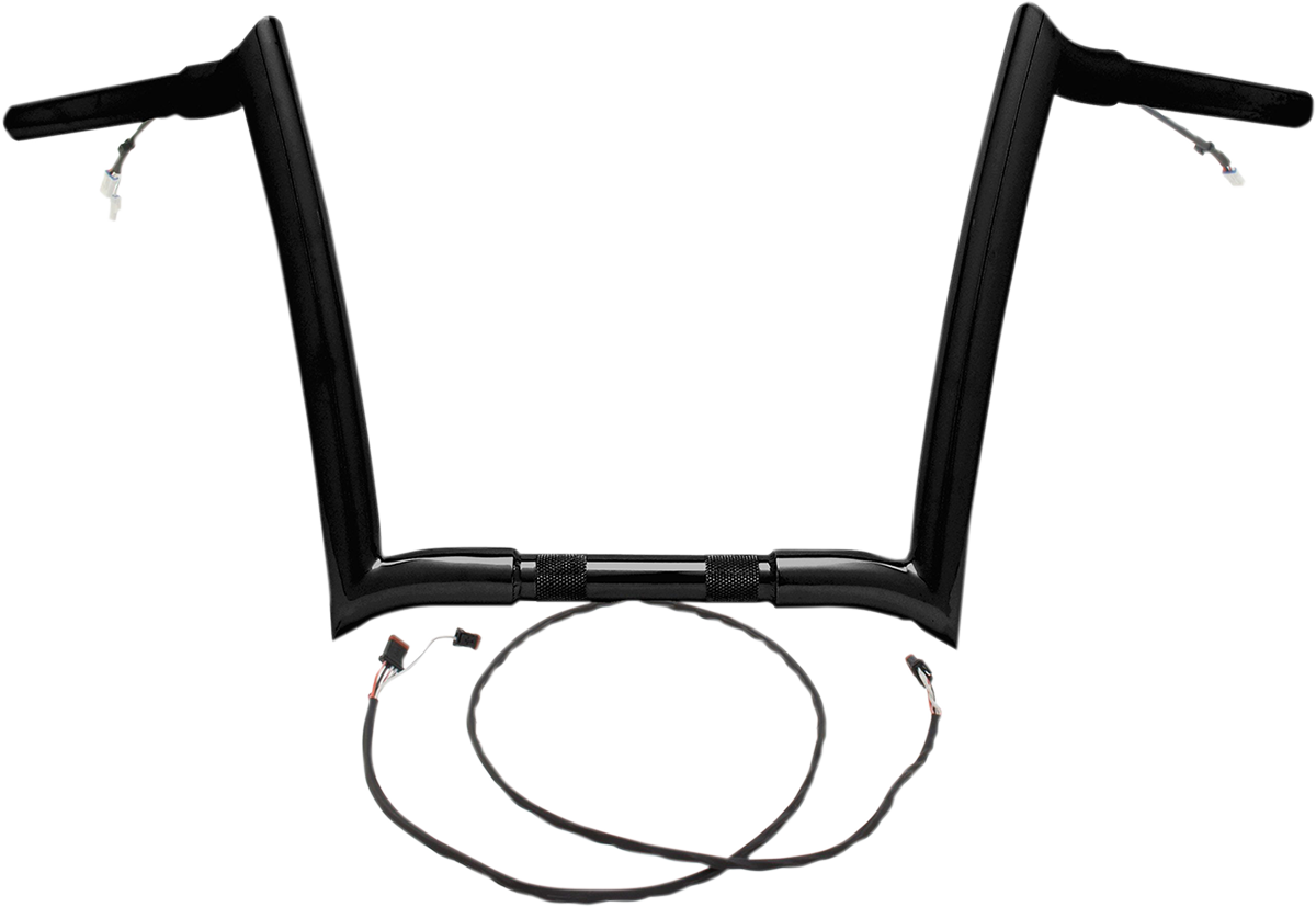 PAUL YAFFE BAGGER NATION Handlebar - OEM - Pre-Wired - 10" - Black H00913-W
