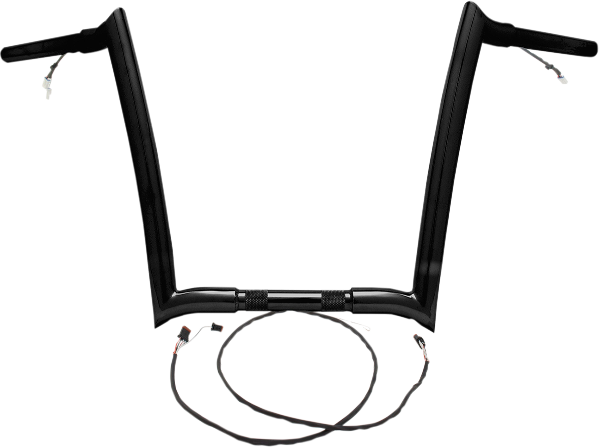 PAUL YAFFE BAGGER NATION Handlebar - OEM - Pre-Wired - 12" - Black H00910-W