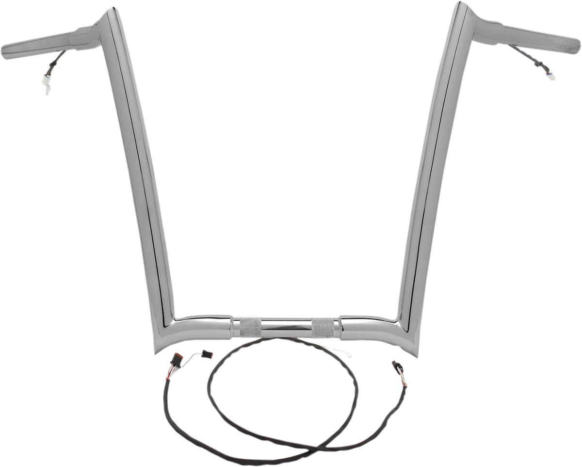 PAUL YAFFE BAGGER NATION Handlebar - OEM - Pre-Wired - 14" - Chrome H00915-W