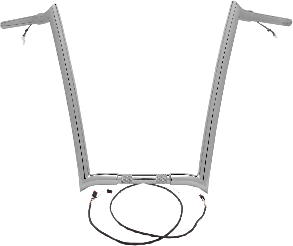 PAUL YAFFE BAGGER NATION Handlebar - OEM - Pre-Wired - 16" - Chrome H00916-W