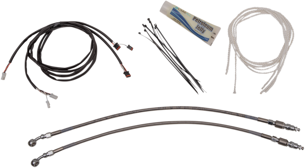 FAT BAGGERS INC. Handlebar Kit - Pointed Top - 16" - Chrome 909216
