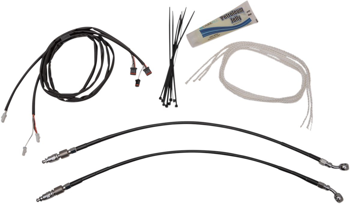 FAT BAGGERS INC. Handlebar Kit - Pointed Top - 16" - Black 909316-B