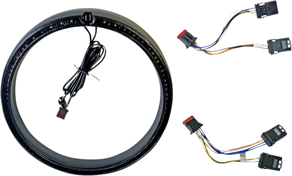 CUSTOM DYNAMICS Sequential Trim Ring - Black PB-7TR-SEQ-1B