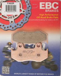 Thumbnail for Brake Pads Fa92r Sintered R Series