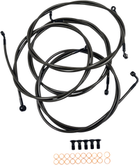 Thumbnail for LA CHOPPERS Handlebar Cable/Brake Line Kit - Mini Ape Hanger Handlebars - Midnight LA-8052KT-08M