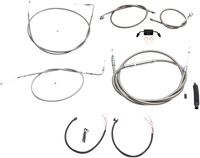 Thumbnail for LA CHOPPERS Handlebar Cable/Brake Line Kit - Complete - 12