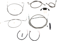 Thumbnail for LA CHOPPERS Handlebar Cable/Brake Line Kit - Complete - 15