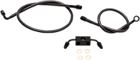 Thumbnail for LA CHOPPERS Brake Lines - Mini Ape Hanger Handlebars - Midnight LA-8321B08M