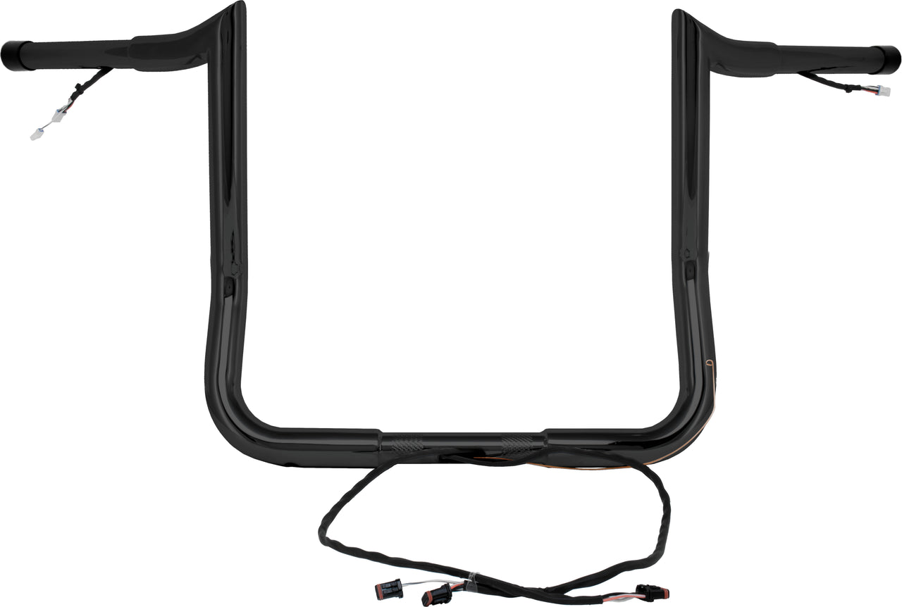 14" Monkey Bagger Bar Prewired Satin Black `14 Up Touring