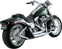 Thumbnail for VANCE & HINES Shortshots Staggered Exhaust System - Chrome 17221