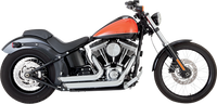 Thumbnail for VANCE & HINES Shortshots Staggered Exhaust System - Chrome 17225