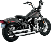 Thumbnail for VANCE & HINES Twin Slash Mufflers - Chrome 16841