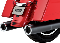 Thumbnail for VANCE & HINES Hi-Output Mufflers - Black 46463