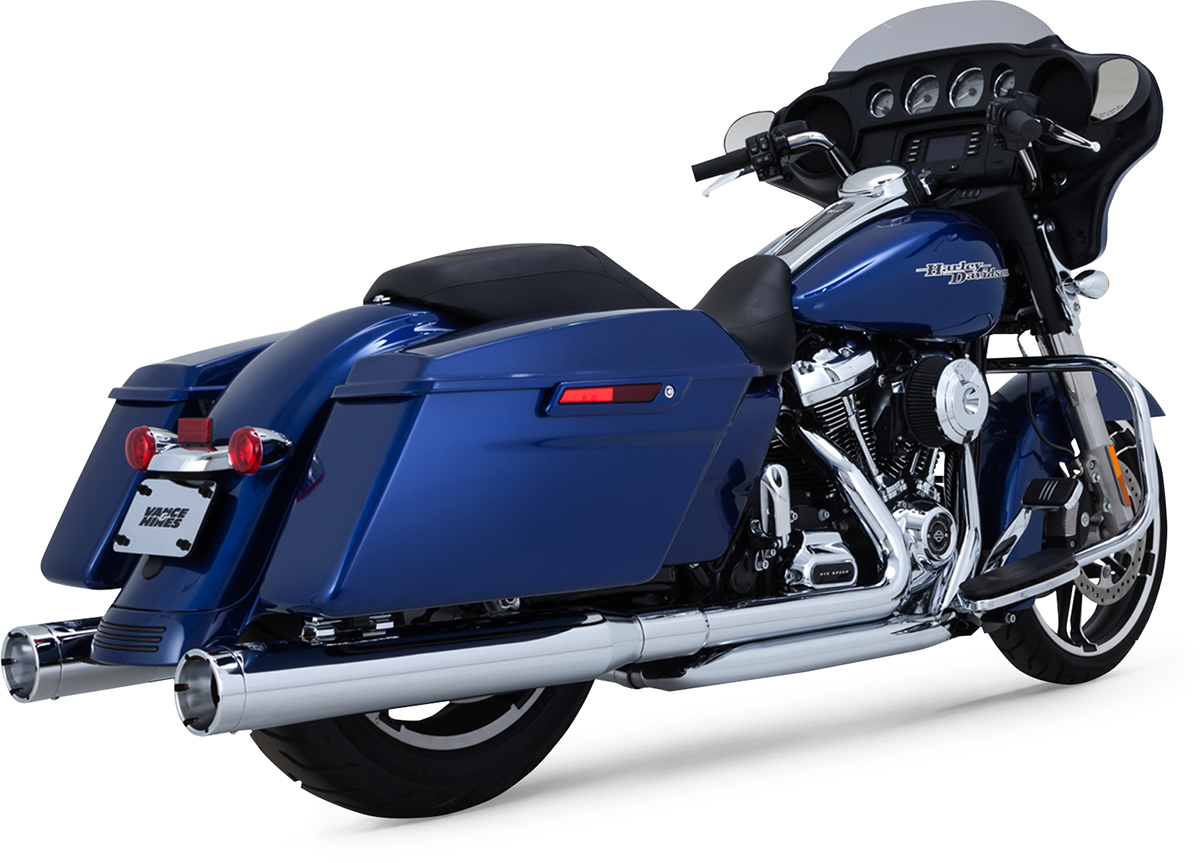 VANCE & HINES Monster Round Muffler for FL - Chrome 16780
