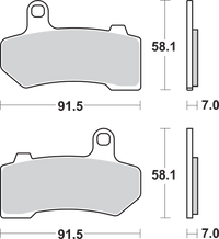 Thumbnail for SBS Sintered Brake Pads - Harley-Davidson 830H.HS