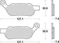 Thumbnail for SBS Brake Pads - Harley-Davidson - 854H.LS 854H.LS