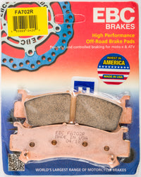 Thumbnail for Brake Pads Fa702r Sintered R Series