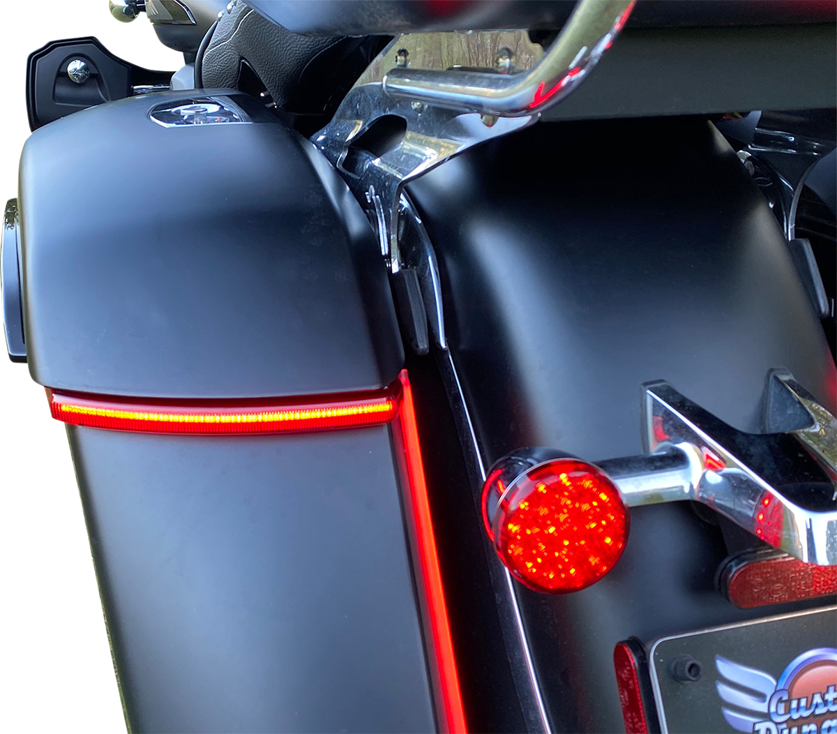 CUSTOM DYNAMICS Saddlebag Lights - Smoke CD-INDBAG-INT-S