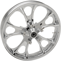 Thumbnail for COASTAL MOTO Wheel - Largo 3D - Front - Dual Disc/without ABS - Chrome - 21x3.5 - '08+ FL 3D-LGO213CH