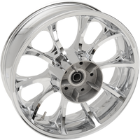 Thumbnail for COASTAL MOTO Wheel - Largo 3D - Rear - Single Disc/without ABS - Chrome - 18x5.5 - '09+ FL 3D-LGO185CH