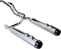 Thumbnail for BASSANI XHAUST Down Under Exhaust - Chrome - Straight Can 1F76R