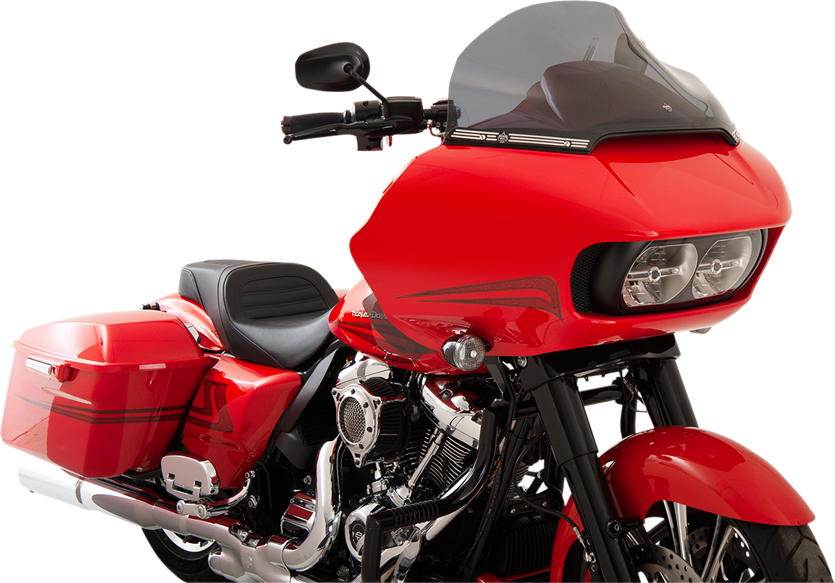 KLOCK WERKS Flare* Windshield - 14" - Dark Smoke - FLTR KWW-01-0317