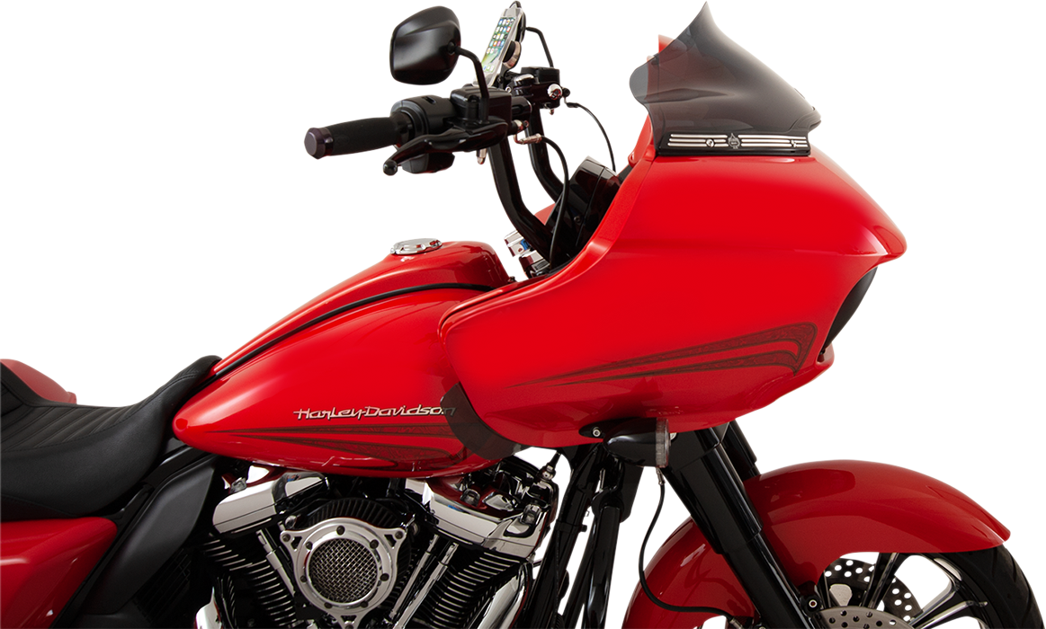 KLOCK WERKS Flare* Windshield - 9" - Dark Smoke - FLTR KWW-01-0326