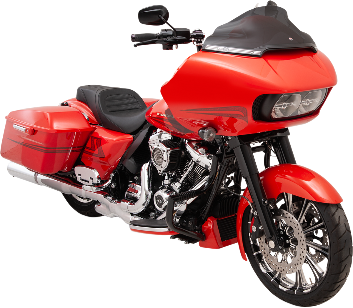 KLOCK WERKS Flare* Windshield - 9" - Dark Smoke - FLTR KWW-01-0326