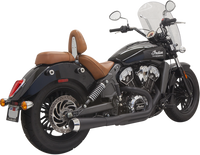 Thumbnail for BASSANI XHAUST 2:1 Exhaust - Black - Short - Scout 8S12JB
