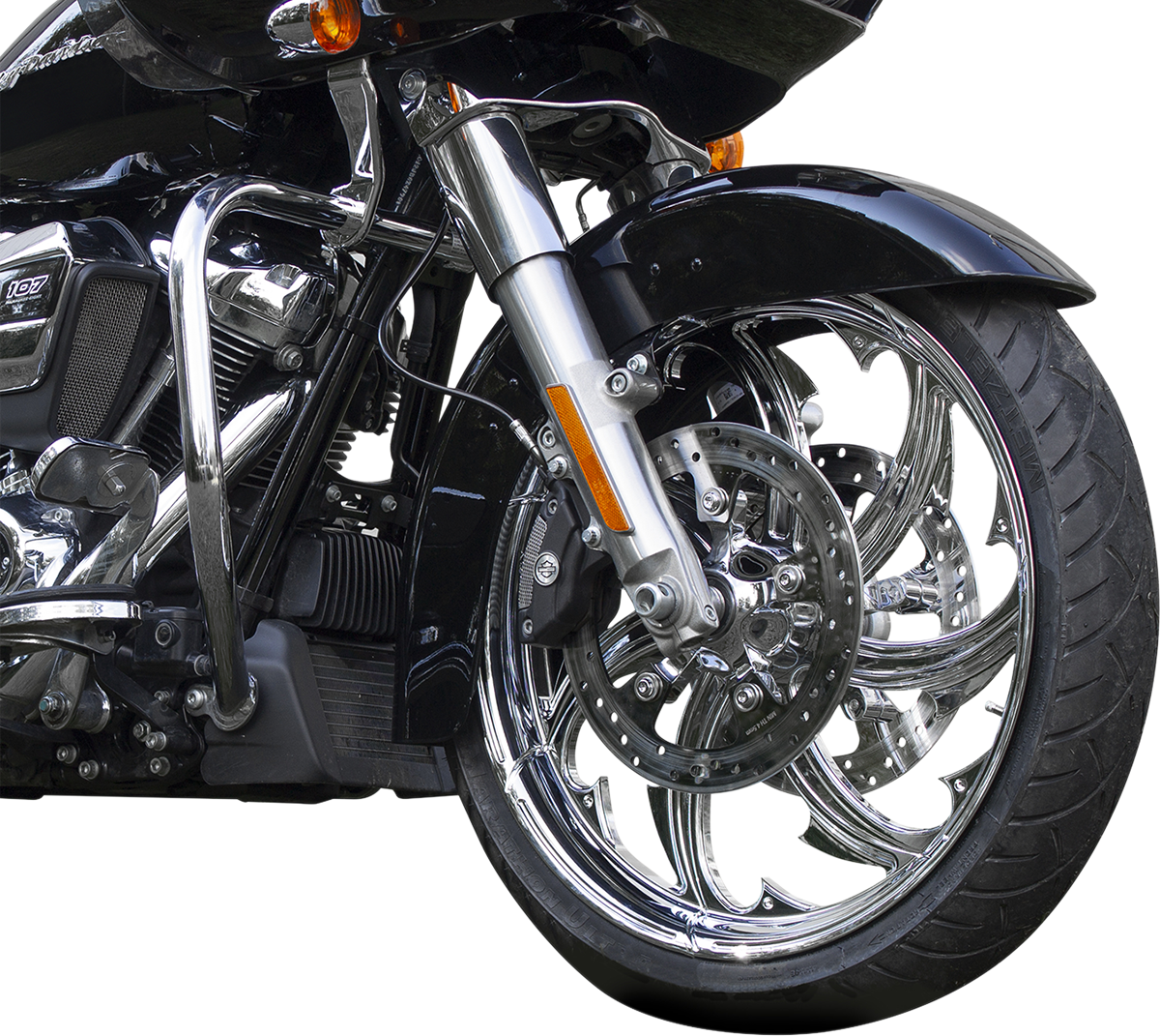 COASTAL MOTO Wheel - Fury - Rear - Single Disc/with ABS - Chrome - 16x5.5 - FL 4502-FRY-165-CH