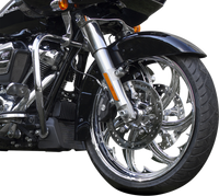 Thumbnail for COASTAL MOTO Wheel - Fury - Rear - Single Disc/with ABS - Chrome - 16x5.5 - FL 4502-FRY-165-CH