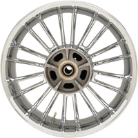 Thumbnail for COASTAL MOTO Wheel - Atlantic 3D - Rear - Single Disc/without ABS - Chrome - 18x5.5 - '09+ FL 3D-ATL185CH